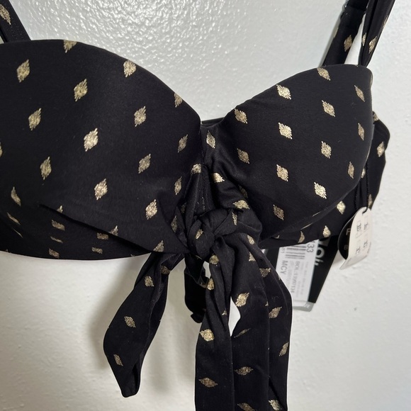 Coco Reef Five Way Bikini Top Serengeti Black Gold - Picture 7 of 14